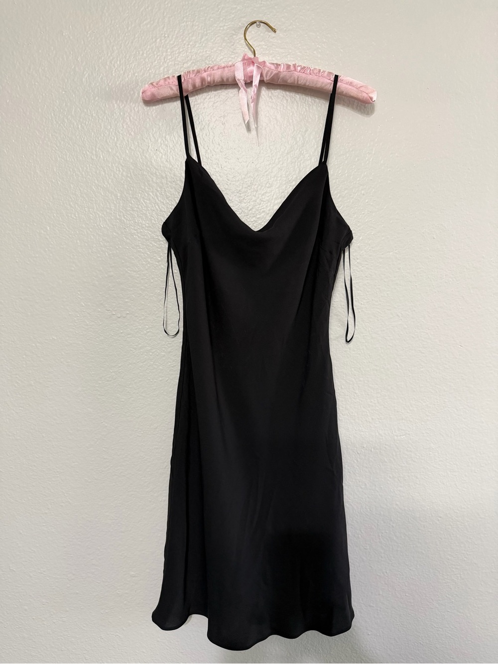 Express Black Slip Mini Dress